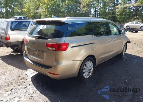 2017 Kia Sedona Ex z USA, uszkodzony, nr VIN KNDMC5C10H6256948